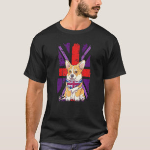 Camiseta Cachorro de Corgi del Jubileo de Platino 2022 & Un