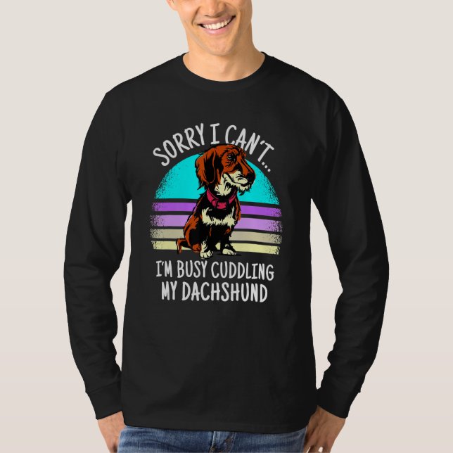 Camiseta Cachorro De Dachshund Con Pelo Rough Dachshund (Anverso)