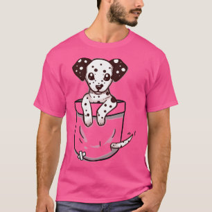 Camiseta Cachorro de dalmación de bolsillo