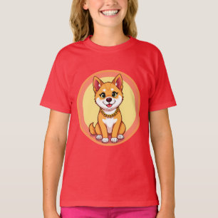 Camiseta Cachorro de dibujos animados adorable