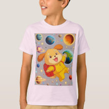 Cachorro de dibujos animados lindo con mochila flo