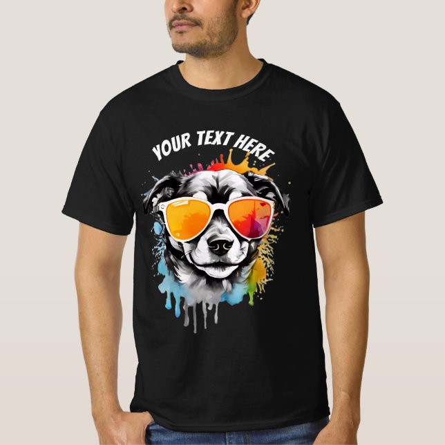 Camiseta Cachorro de Guay con gafas de sol (Anverso)