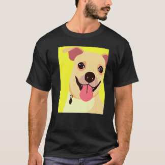 Camiseta cachorro de labrador retriever arte de perro lindo