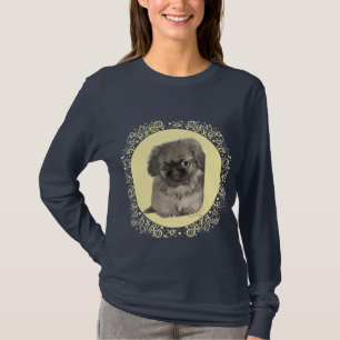 Camiseta Cachorro de Pekín Amarillo
