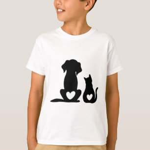 Camiseta Cachorro De Perro Y Perro De Bebé Y Amante De Gato