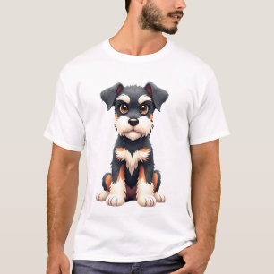 Camiseta Cachorro de Schnauzer Miniatura (1)