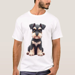 Camiseta Cachorro de Schnauzer Miniatura (2)