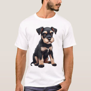 Camiseta Cachorro de Schnauzer Miniatura (3)