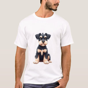 Camiseta Cachorro de Schnauzer Miniatura (4)