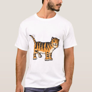Camiseta cachorro de tigre