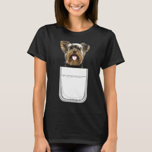 Camiseta Cachorro De Yorkie Yorkshire Terrier En Tu Bolsill