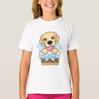 Camiseta Cachorro dorado