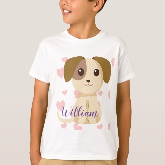 Camiseta Cachorro dulce (Anverso)