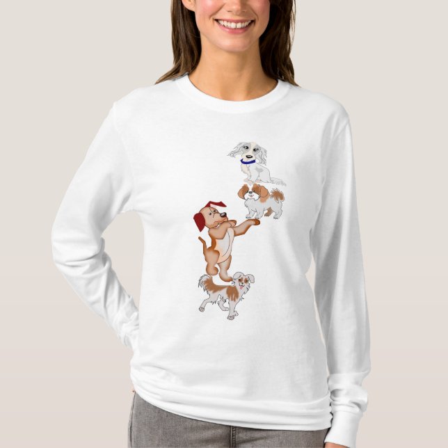 Camiseta Cachorro equilibrista (Anverso)