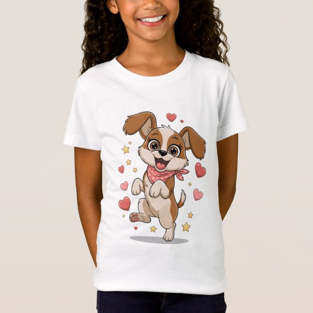 Camiseta Cachorro feliz (Anverso)