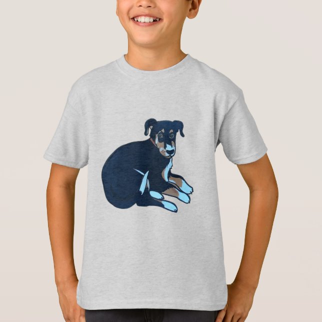 Camiseta cachorro Kelpie (Anverso)