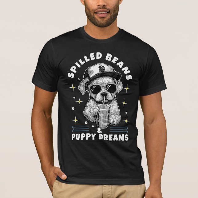 Camiseta cachorro lindo (Anverso)