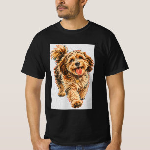 Camiseta Cachorro lindo y esponjoso 