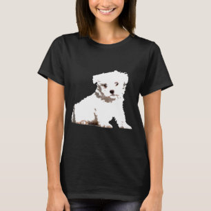 Camiseta Cachorro maltés