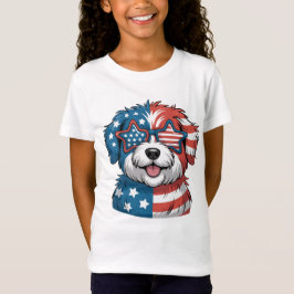 Camiseta Cachorro Patriota