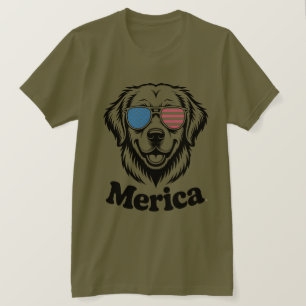 Camiseta "¡Cachorro patriótico en sombras - Orgullo del per
