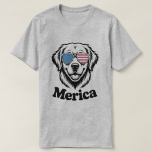 Camiseta "¡Cachorro patriótico en sombras - Orgullo del per