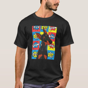 Camiseta Cachorro Pinscher Doberman Peluquero de Mascotas