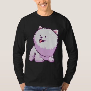 Camiseta Cachorro Pomerania Rosa Feliz Dulce