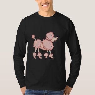 Camiseta Cachorro rosado