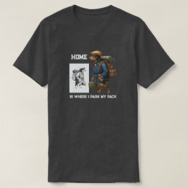 Camiseta Cachorro Salchicha Aventurero El Hogar Es Donde Es