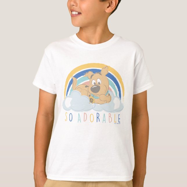 Camiseta Cachorro Scooby-Doo "tan adorable" (Anverso)