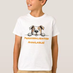 Camiseta Cachorro Staffy adorable Staffordshire Bull Terrie