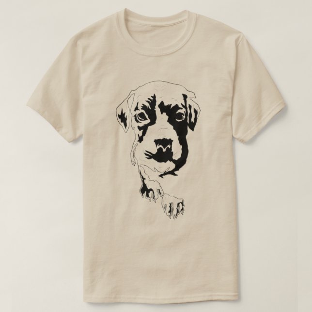Camiseta Cachorro X Amor 1 (Diseño del anverso)