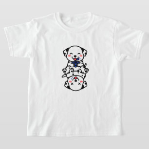 Camiseta Cachorros adorables de Dálmata diversión con aránd