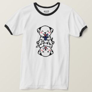 Camiseta Cachorros adorables de Dálmata diversión con aránd