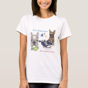 Camiseta Cachorros de Bulldog franceses