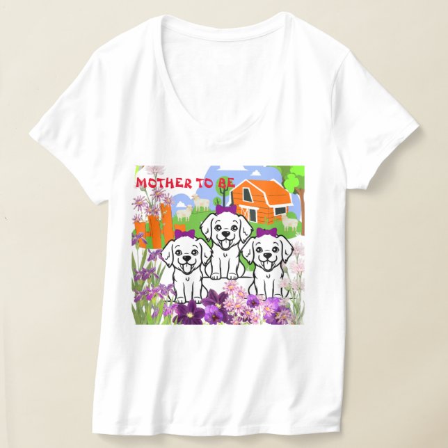 Camiseta Cachorros de granja personalizados (Distribución )