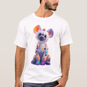Camiseta Cachorros de hiena con salpicaduras de pintura vib