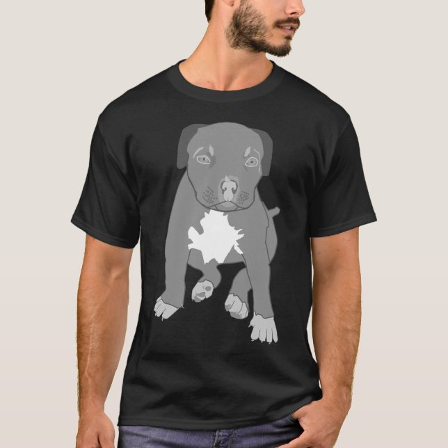 Camiseta Cachorros de toros de Pitbull Perro Png Pit (Anverso)