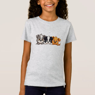 Camiseta Cachorros Divertidos Dibujos Animados – Expresione