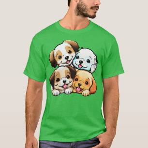 Camiseta Cachorros felices