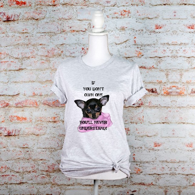 Camiseta Cachorros negros y tan chihuahua (Subido por el creador)