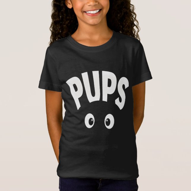 Camiseta Cachorros Observando (Anverso)