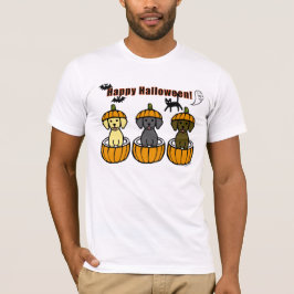 Camiseta Cachorros y calabazas de Halloween