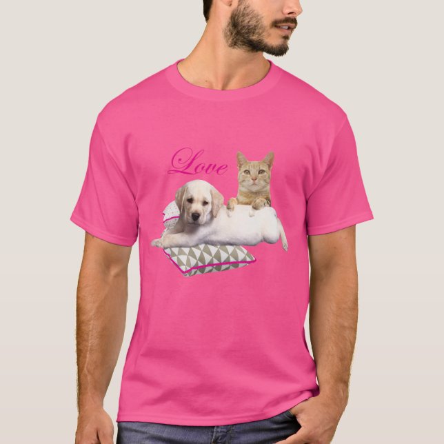 Camiseta Cachorros y gatitos (Anverso)