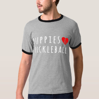 Camiseta Cachorros Y Pickelball Lindos Pickelball Hombres M