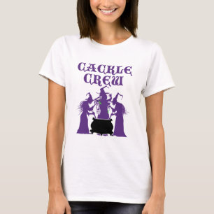 Camiseta Cackle Crew Medieval Halloween Brujas