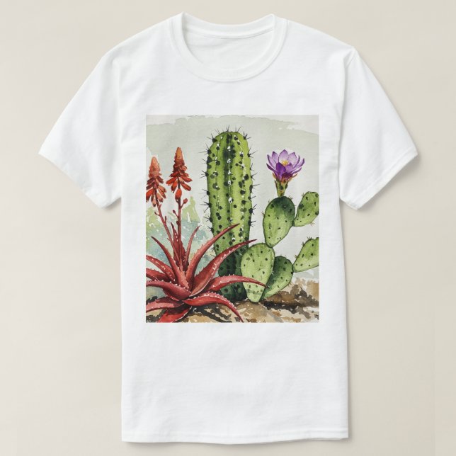 Camiseta Cacti (Diseño del anverso)