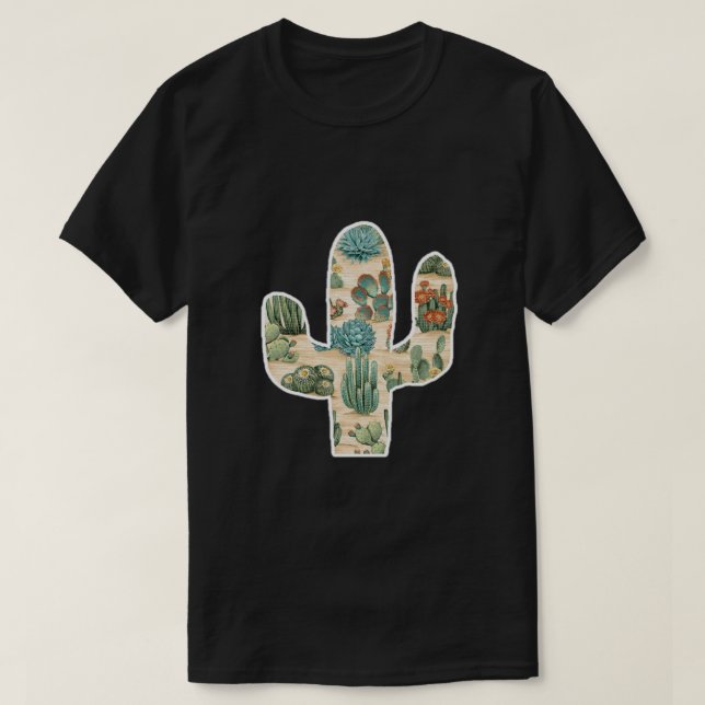 Camiseta Cacti (Diseño del anverso)