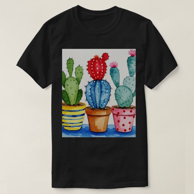 Camiseta Cactus (Diseño del anverso)
